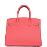 Pre-owned Hermes Birkin 30 Rose Lipstick Togo Palladium Hardware - Thumbnail View 4