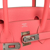 Pre-owned Hermes Birkin 30 Rose Lipstick Togo Palladium Hardware - Thumbnail View 7