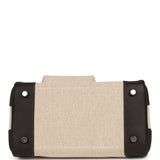 Hermes Birkin Cargo 25 Ecru-Beige Toile H Canvas and Bai Brun Swift Palladium Hardware - Thumbnail View 6