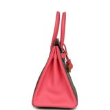 Hermes Special Order (HSS) Birkin 30 Etain and Rose Azalee Epsom Brushed Gold Hardware - Thumbnail View 3