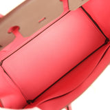 Hermes Special Order (HSS) Birkin 30 Etain and Rose Azalee Epsom Brushed Gold Hardware - Thumbnail View 8