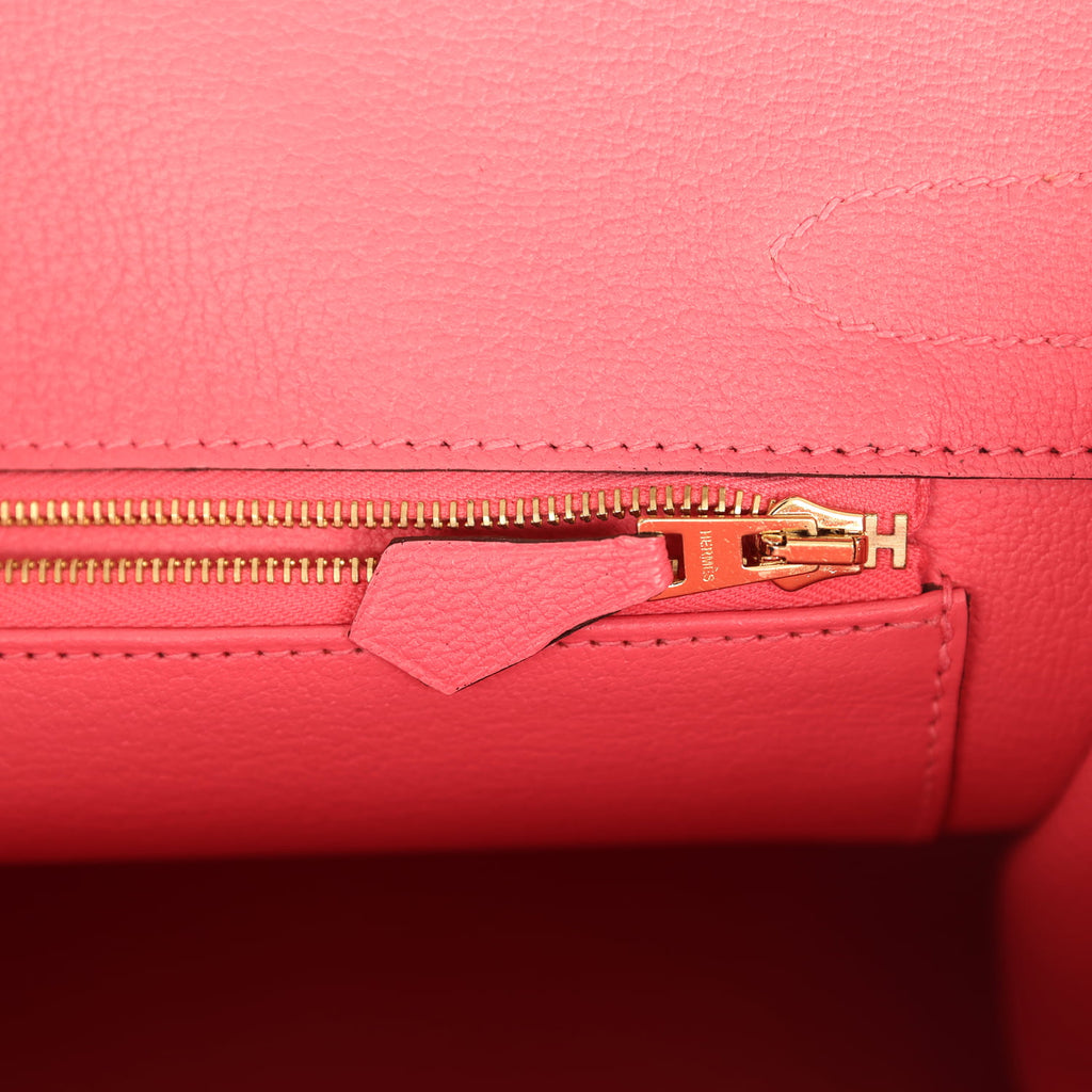 Hermes Special Order (HSS) Birkin 30 Etain and Rose Azalee Epsom Brush