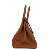 Pre-owned Hermes Birkin 35 Gold Togo Palladium Hardware - Thumbnail View 3