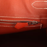 Pre-owned Hermes Birkin 30 Brique Box Palladium Hardware - Thumbnail View 9