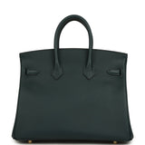 Hermes Birkin 25 Vert Cypress Swift Gold Hardware - Thumbnail View 4