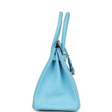 Hermes Birkin 30 Bleu Celeste Epsom Palladium Hardware - Thumbnail View 3