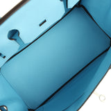 Hermes Birkin 30 Bleu Celeste Epsom Palladium Hardware - Thumbnail View 8