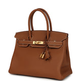 Hermes Birkin 30 Gold Togo Gold Hardware - Thumbnail View 5