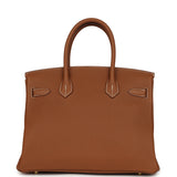 Hermes Birkin 30 Gold Togo Gold Hardware - Thumbnail View 4