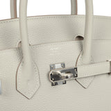 Hermes Birkin 25 Gris Perle Verso Togo Gold Hardware - Thumbnail View 7
