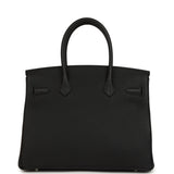 Hermes Birkin 30 Black Togo Palladium Hardware - Thumbnail View 4