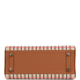 Hermes Shoulder Birkin Light 29 Multicolor Toile and Gold Swift Palladium Hardware - Thumbnail View 6