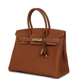 Hermes Birkin 30 Gold Togo Gold Hardware - Thumbnail View 5