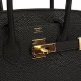 Hermes Birkin 30 Black Togo Gold Hardware - Thumbnail View 7