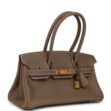 Hermes Shoulder Birkin Light 29 Etoupe Evercolor Gold Hardware - Thumbnail View 2