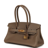 Hermes Shoulder Birkin Light 29 Etoupe Evercolor Gold Hardware - Thumbnail View 5