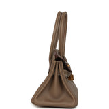 Hermes Shoulder Birkin Light 29 Etoupe Evercolor Gold Hardware - Thumbnail View 3