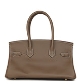 Hermes Shoulder Birkin Light 29 Etoupe Evercolor Gold Hardware - Thumbnail View 4