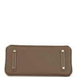 Hermes Shoulder Birkin Light 29 Etoupe Evercolor Gold Hardware - Thumbnail View 6