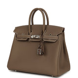 Hermes Birkin 25 Etoupe Togo Palladium Hardware - Thumbnail View 5