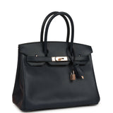 Hermes Birkin 30 Bleu Indigo Epsom Rose Gold Hardware - Thumbnail View 2