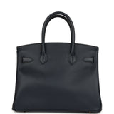 Hermes Birkin 30 Bleu Indigo Epsom Rose Gold Hardware - Thumbnail View 4