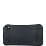Hermes Birkin 30 Bleu Indigo Epsom Rose Gold Hardware - Thumbnail View 6