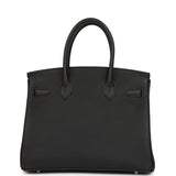 Hermes Birkin 30 Black Togo Palladium Hardware - Thumbnail View 4