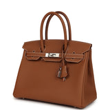 Hermes Birkin 30 Gold Togo Palladium Hardware - Thumbnail View 5