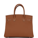Hermes Birkin 30 Gold Togo Palladium Hardware - Thumbnail View 4