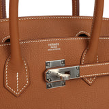 Hermes Birkin 30 Gold Togo Palladium Hardware - Thumbnail View 7