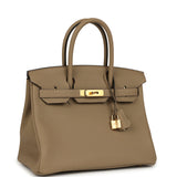 Hermes Birkin 30 Beige Marfa Togo Gold Hardware - Thumbnail View 2