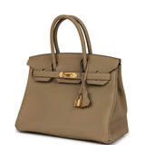 Hermes Birkin 30 Beige Marfa Togo Gold Hardware - Thumbnail View 5
