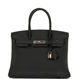 Hermes Birkin 30 Black Togo Palladium Hardware - Thumbnail View 1