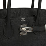 Hermes Birkin 30 Black Togo Palladium Hardware - Thumbnail View 7