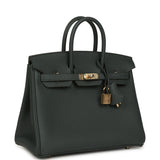Hermes Birkin 25 Vert Mangrove Togo Permabrass Hardware - Thumbnail View 2