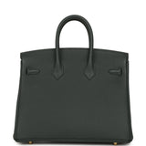 Hermes Birkin 25 Vert Mangrove Togo Permabrass Hardware - Thumbnail View 4