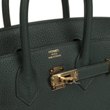 Hermes Birkin 25 Vert Mangrove Togo Permabrass Hardware - Thumbnail View 7