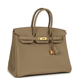 Hermes Birkin 35 Beige Marfa Togo Gold Hardware - Thumbnail View 2