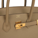Hermes Birkin 35 Beige Marfa Togo Gold Hardware - Thumbnail View 7