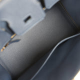 Hermes Birkin 25 Bleu Abysse Togo Gold Hardware - Thumbnail View 8