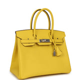 Hermes Birkin 30 Jaune de Naples Epsom Palladium Hardware - Thumbnail View 2