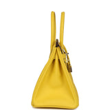 Hermes Birkin 30 Jaune de Naples Epsom Palladium Hardware - Thumbnail View 3
