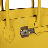 Hermes Birkin 30 Jaune de Naples Epsom Palladium Hardware - Thumbnail View 7