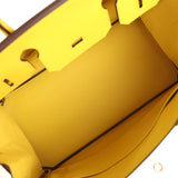 Hermes Birkin 30 Jaune de Naples Epsom Palladium Hardware - Thumbnail View 8