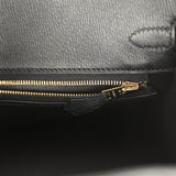 Hermes Birkin 25 Black Matte Alligator Gold Hardware - Thumbnail View 9