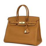 Pre-owned Hermes Birkin 35 Sesame Epsom Gold Hardware - Thumbnail View 5