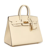 Hermes Birkin Sellier 25 Nata Epsom Gold Hardware - Thumbnail View 2