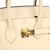 Hermes Birkin Sellier 25 Nata Epsom Gold Hardware - Thumbnail View 6