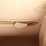 Hermes Birkin Sellier 25 Nata Epsom Gold Hardware - Thumbnail View 9